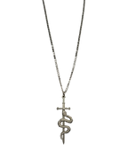 Venom & Valor Snake Sword Necklace