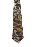 Debenhams Abstract Brown Embroidered Tie