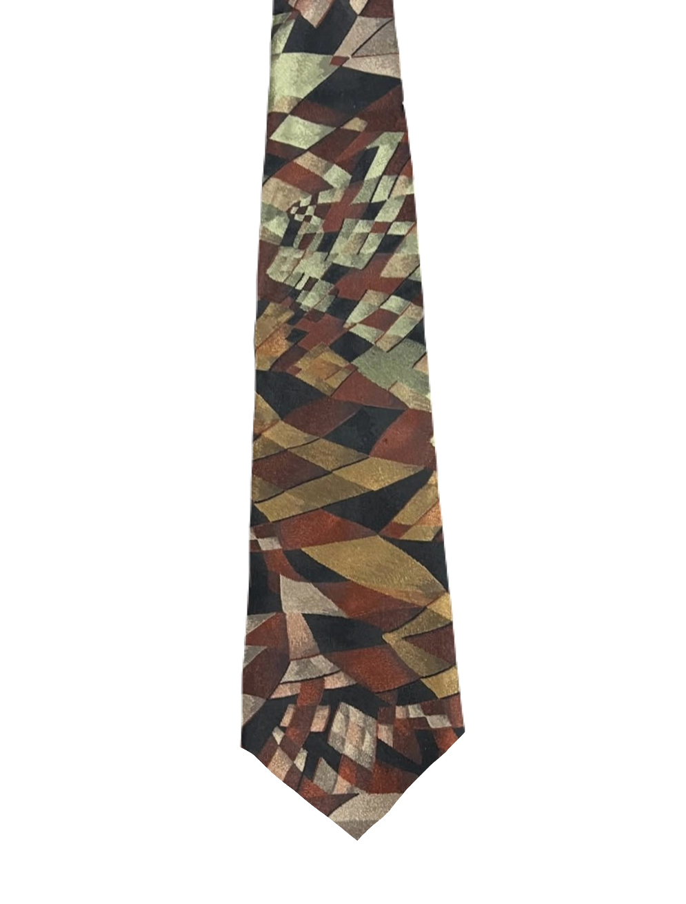 Debenhams Abstract Brown Embroidered Tie