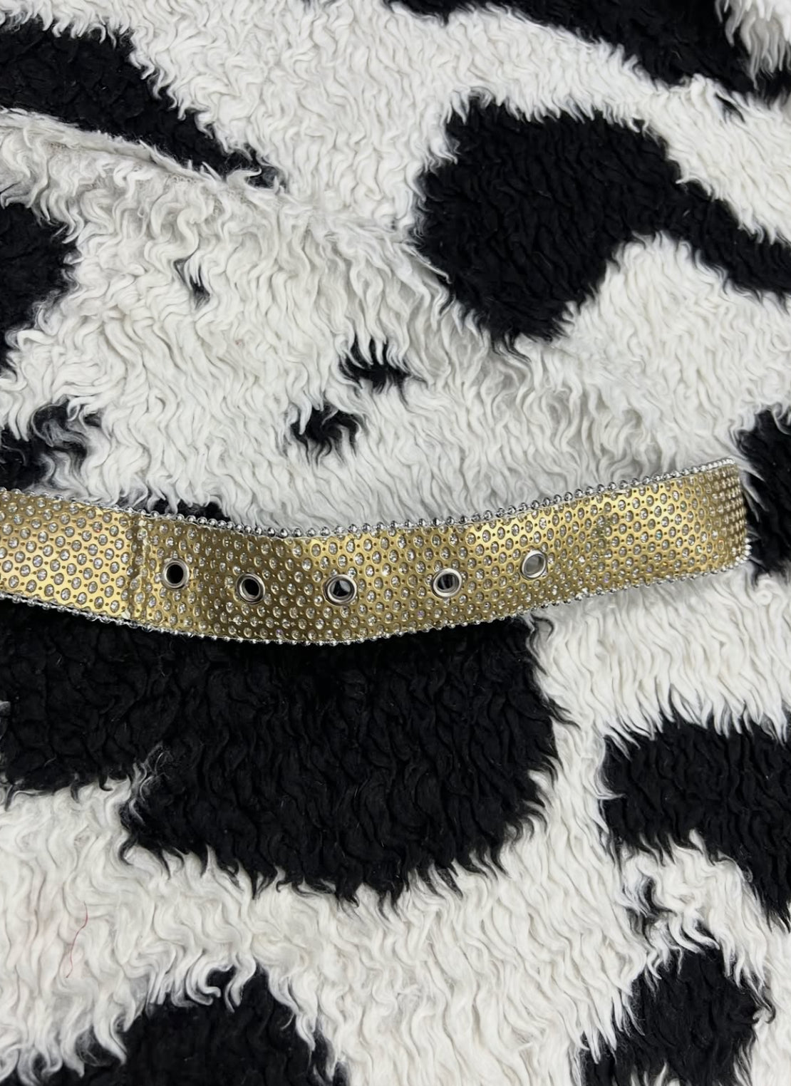 Golden Glitter Belt
