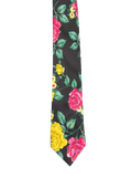 Yellow & Pink Roses Tie