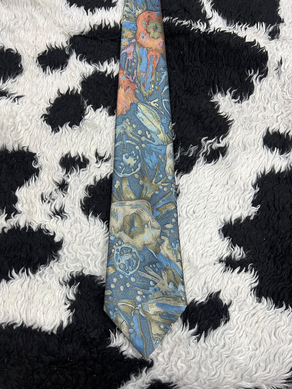 Burton Embroidered Floral Tie