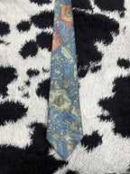 Burton Embroidered Floral Tie