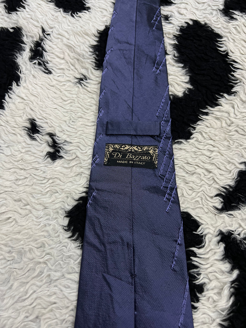 Di Bazzato Purple Swirl Tie