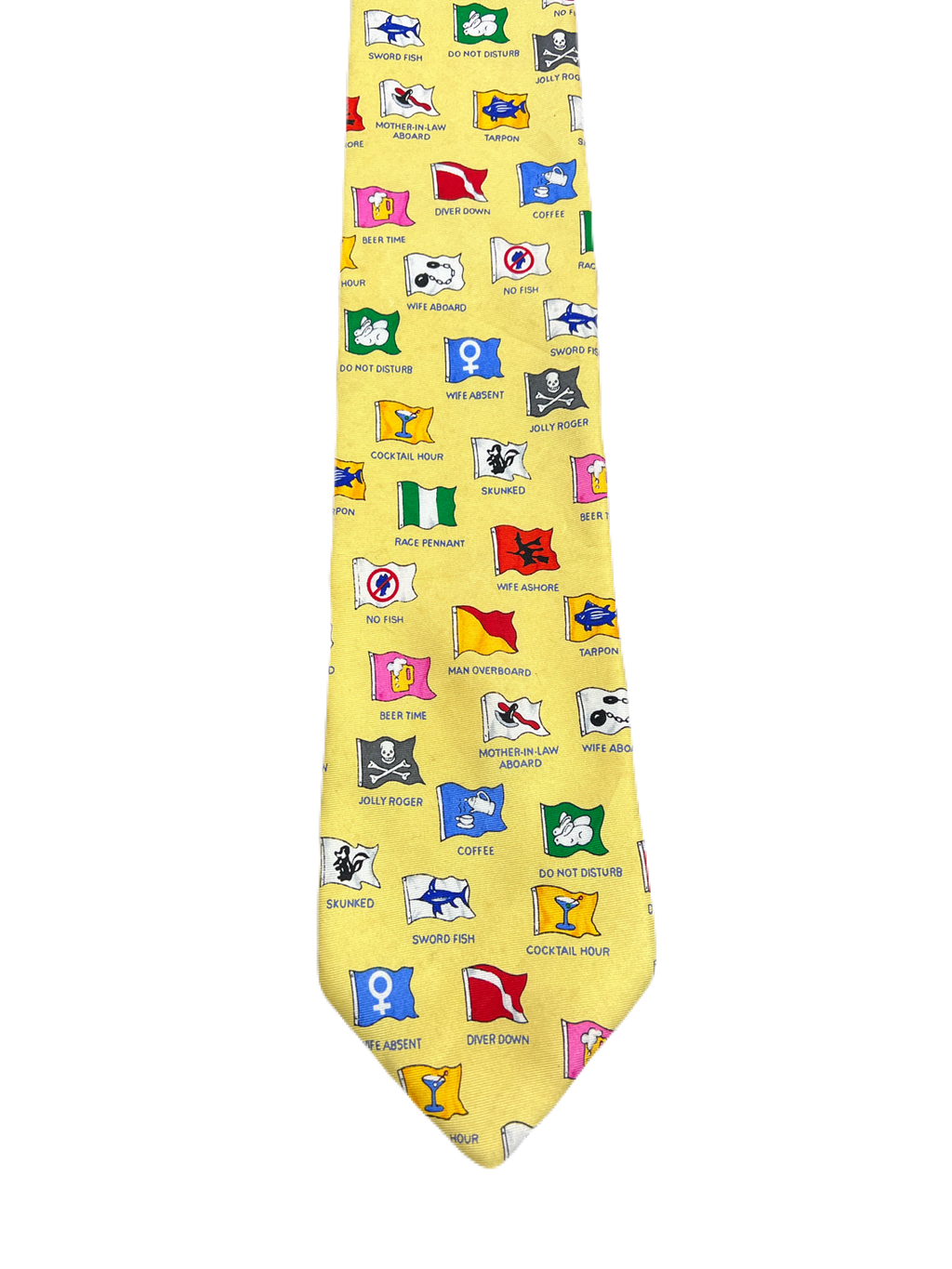 "Boating Flags" Tie