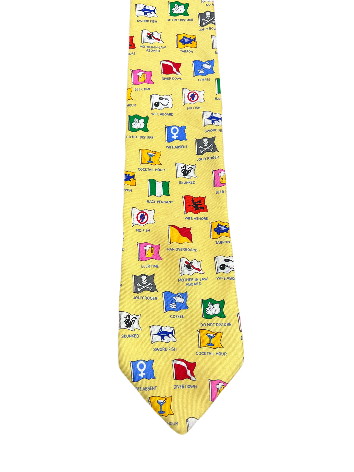 "Boating Flags" Tie