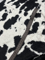 Braided Brown Elastic Belt