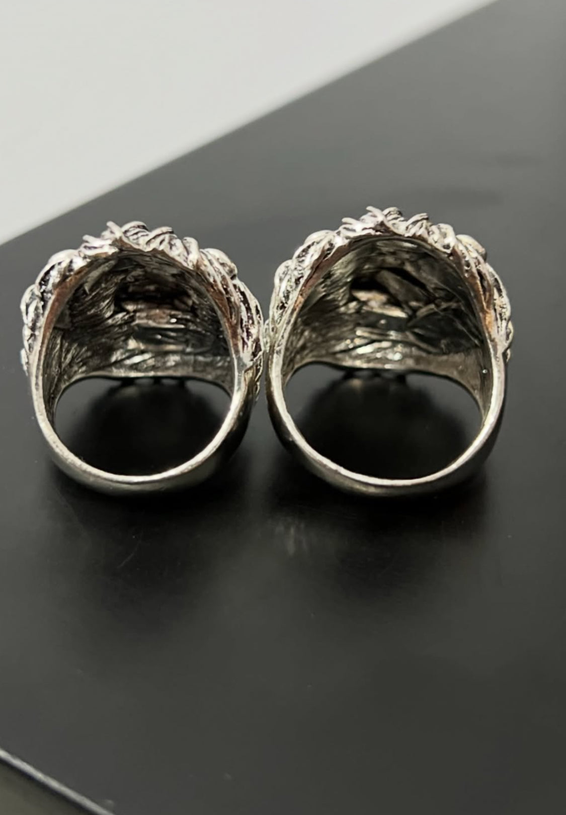 Silver Lion Rings