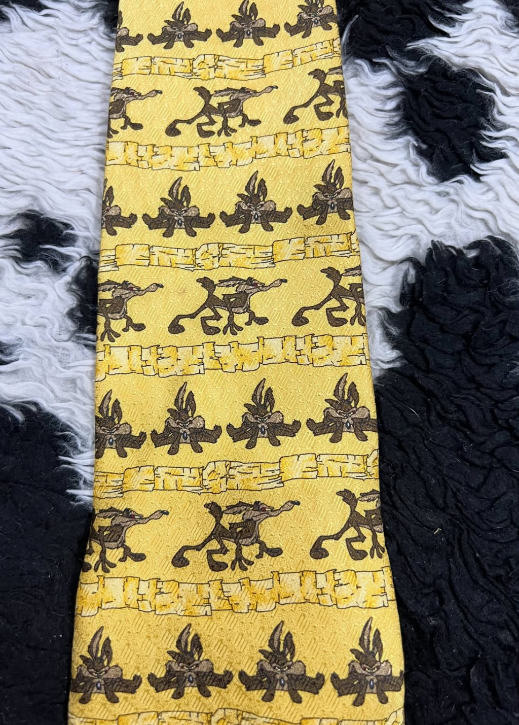 Vintage Looney Tunes Wile E. Coyote Tie