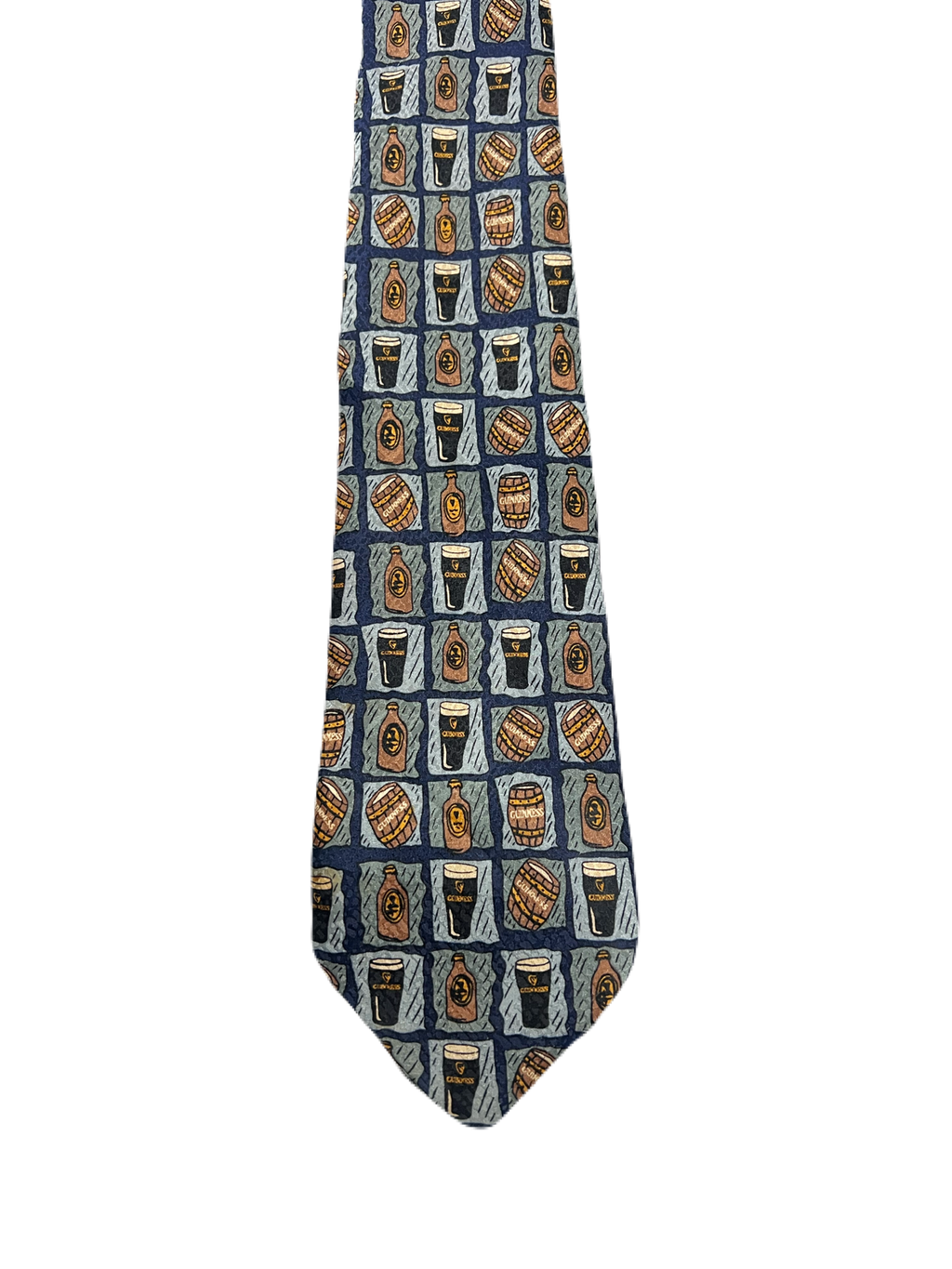 Guinness Beer Bottles & Barrels Tie