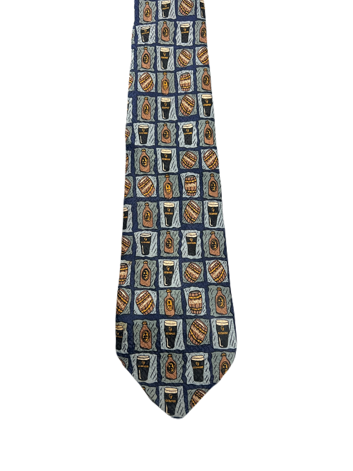 Guinness Beer Bottles & Barrels Tie