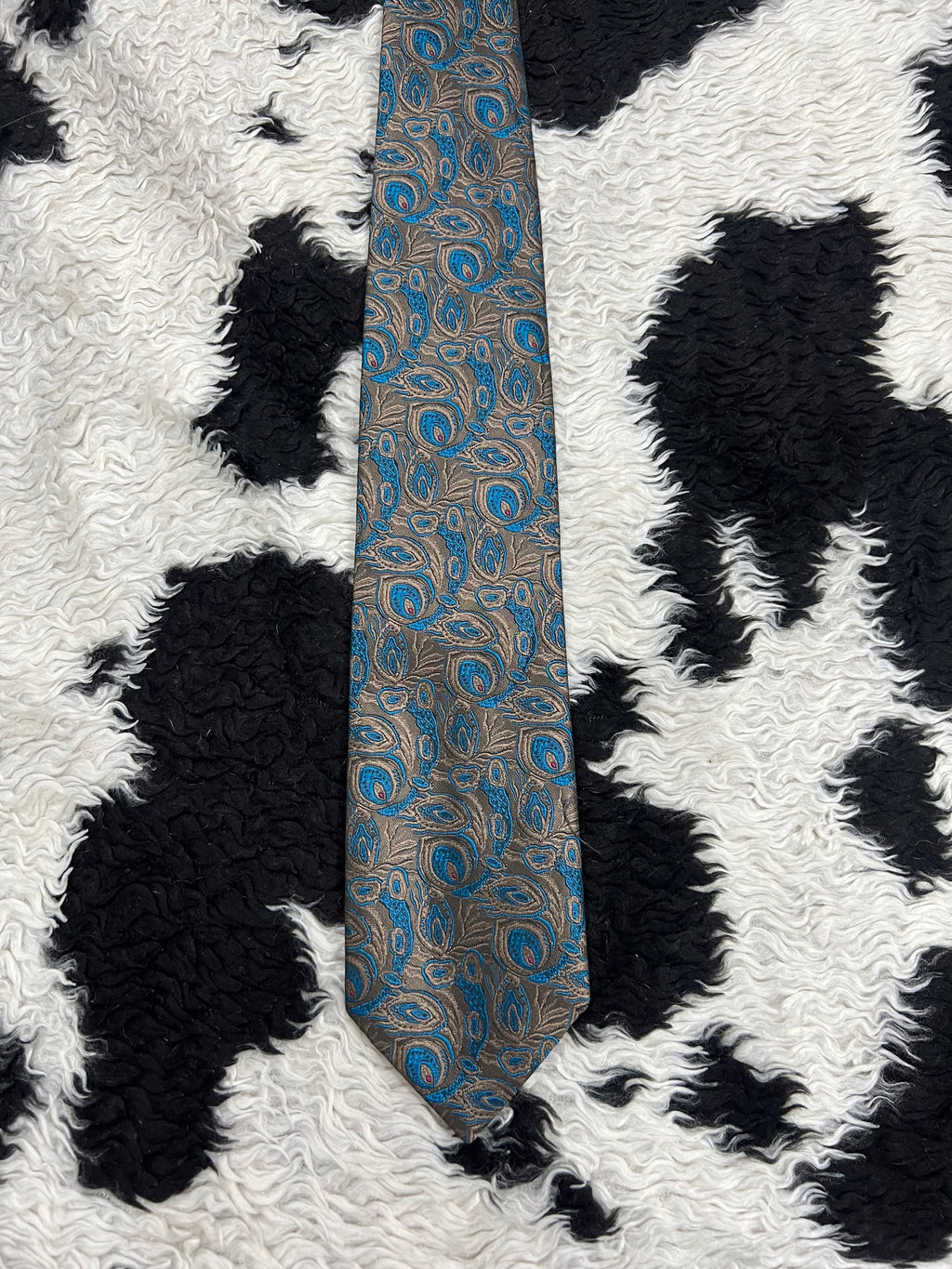 Alex Ander's Peacock Embroidered Tie