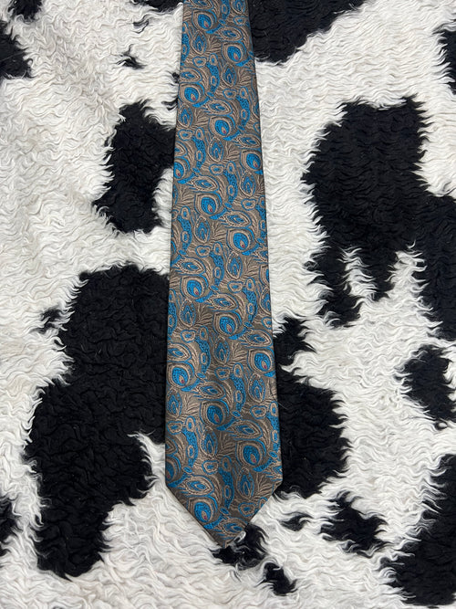 Alex Ander's Peacock Embroidered Tie