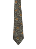 Fully Embroidered Flying Mallards Tie