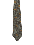 Fully Embroidered Flying Mallards Tie