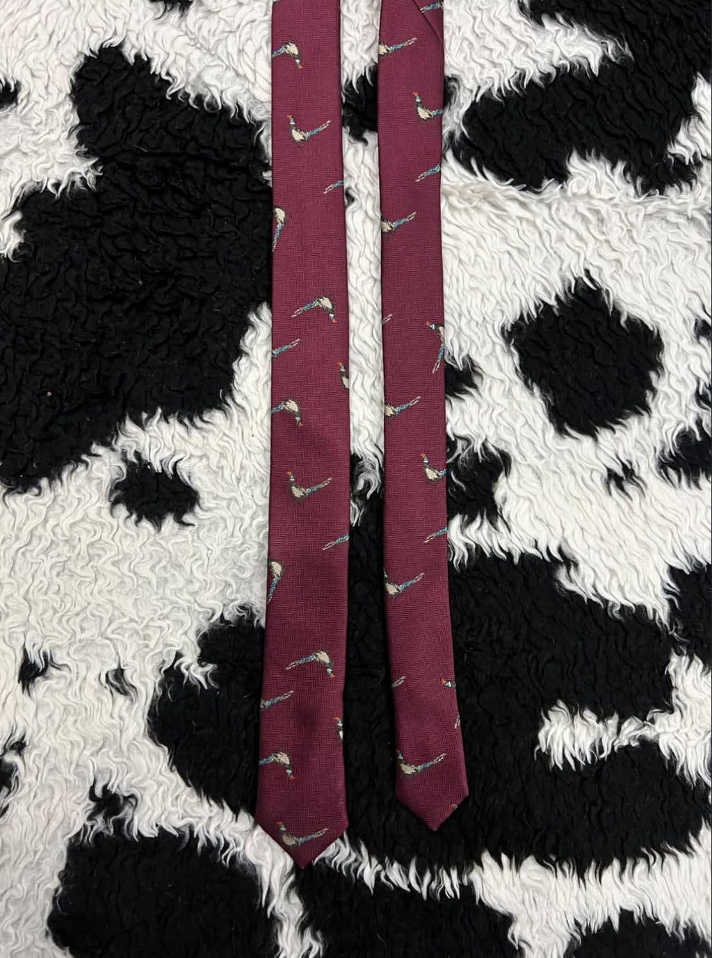 Narrow Pheasants Tie