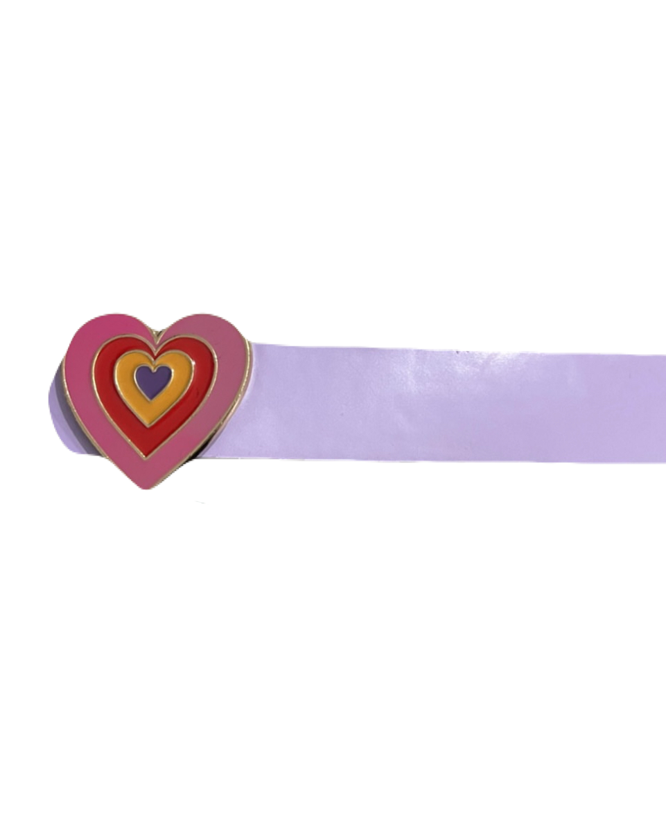 Powerpuff Coded Heart Belt