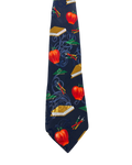 Books & Apples Tie