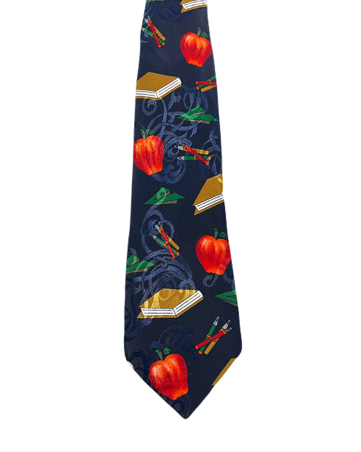 Books & Apples Tie
