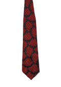 Lancer Black & Red Embroidered Tie