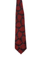 Lancer Black & Red Embroidered Tie