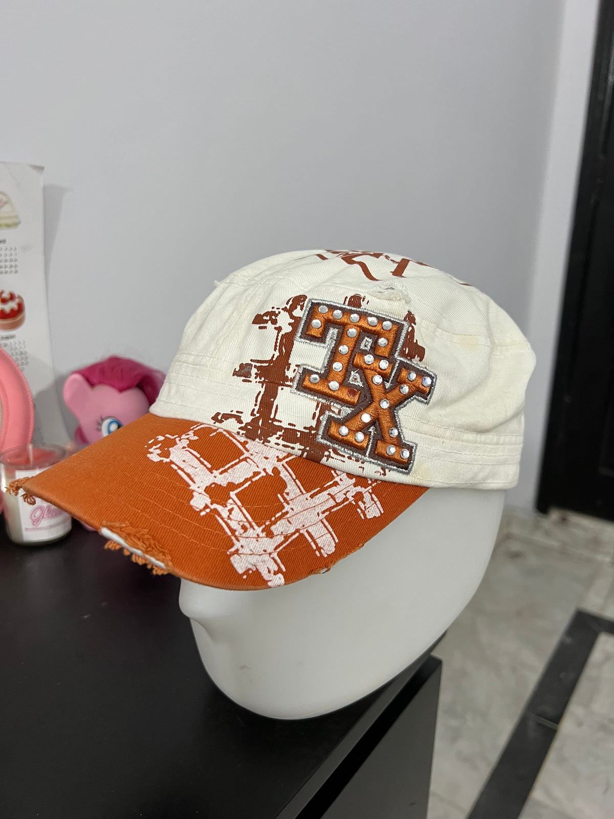 TX Bedazzled Baseball Cap