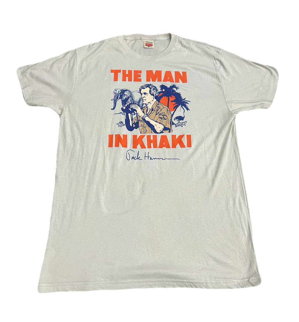 "The Man in Khaki, Jack Hanna" Tee (Large / Extra Large)