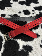 Red Stars Glitter Belt
