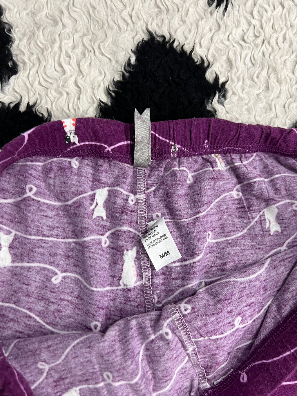 Purple Cat PJs (Large)