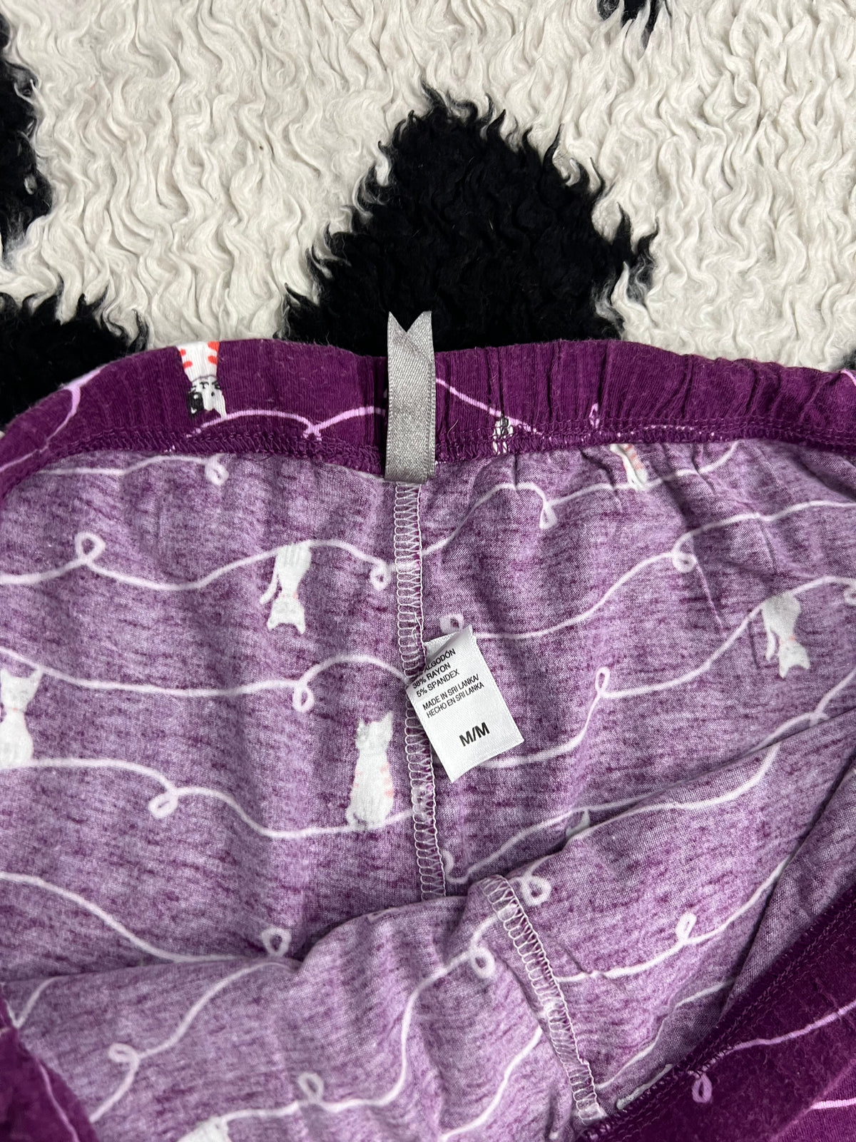 Purple Cat PJs (Large)