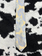 Tie Rack Blue & Yellow Paisley Tie