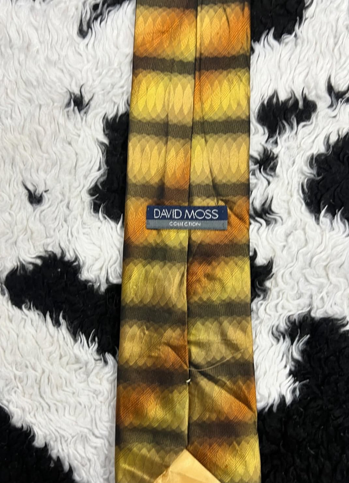 David Moss Geometric Tie