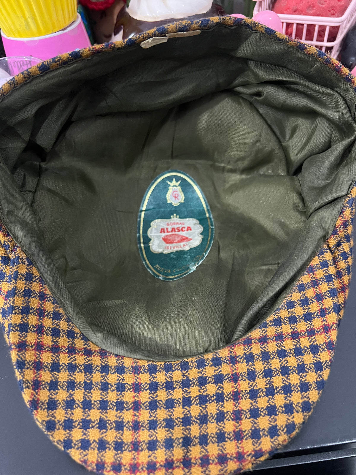 Checkered Flat Cap