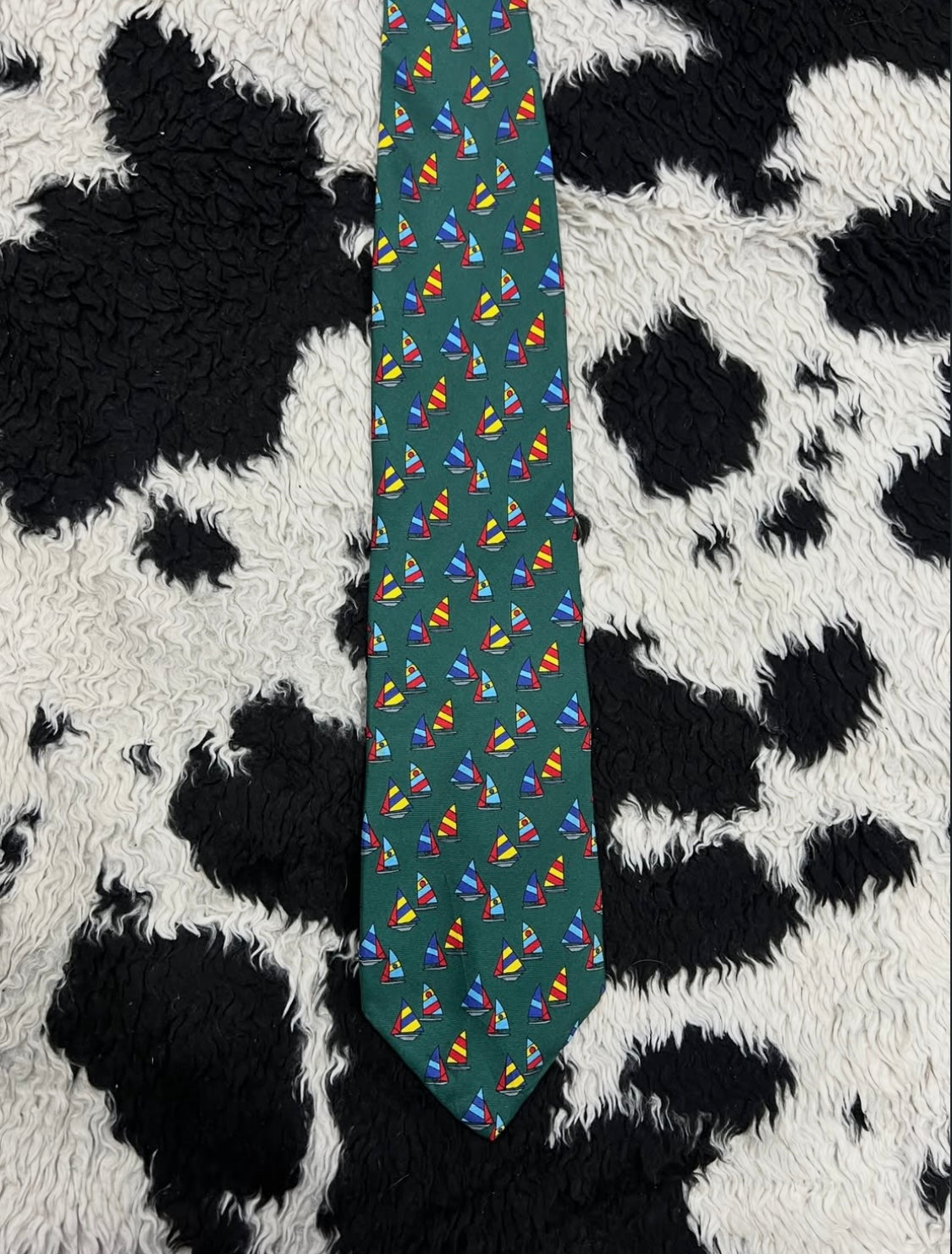 GAP Sailing Boats Green Tie