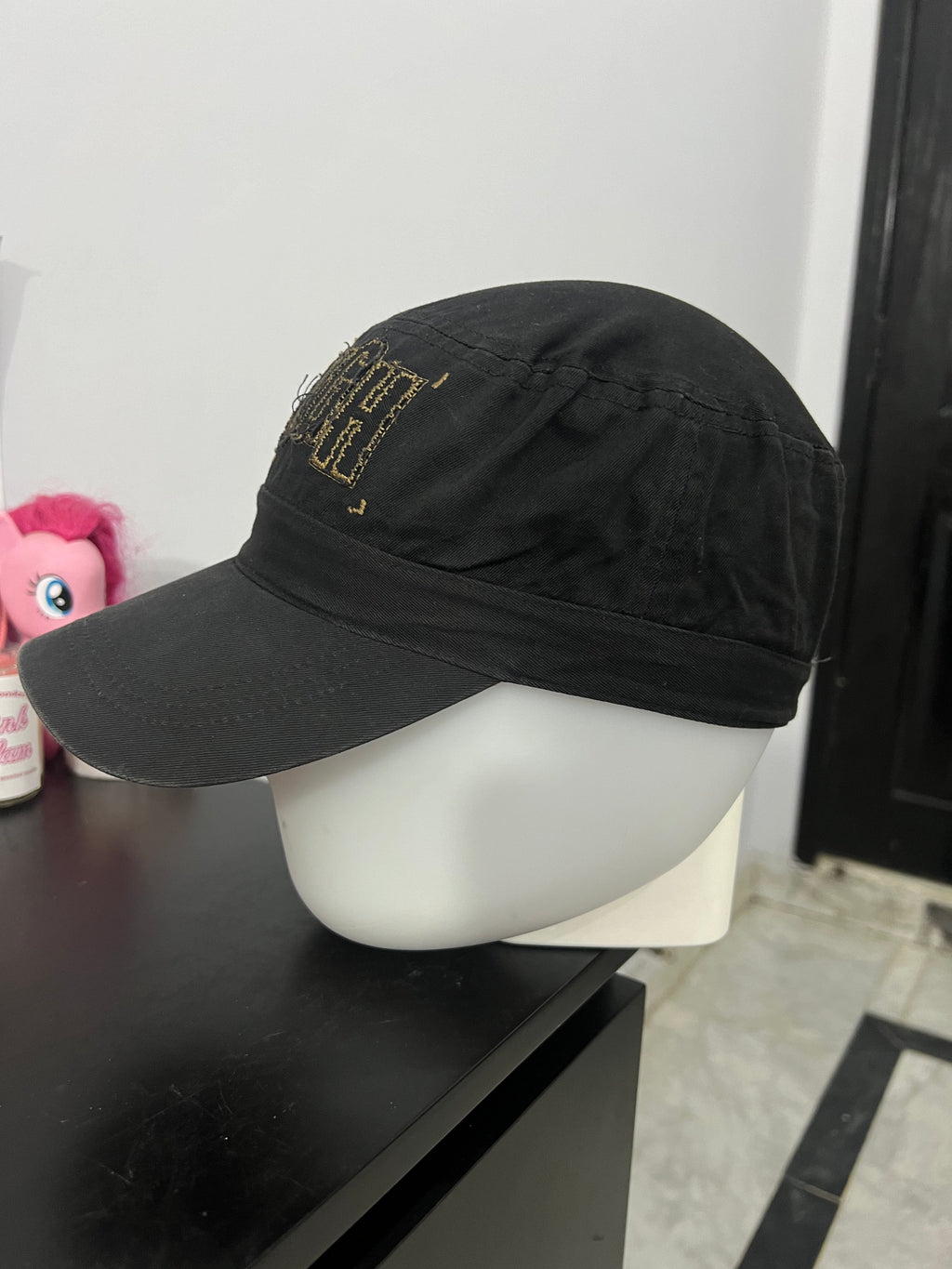 "Rough" Black Cap