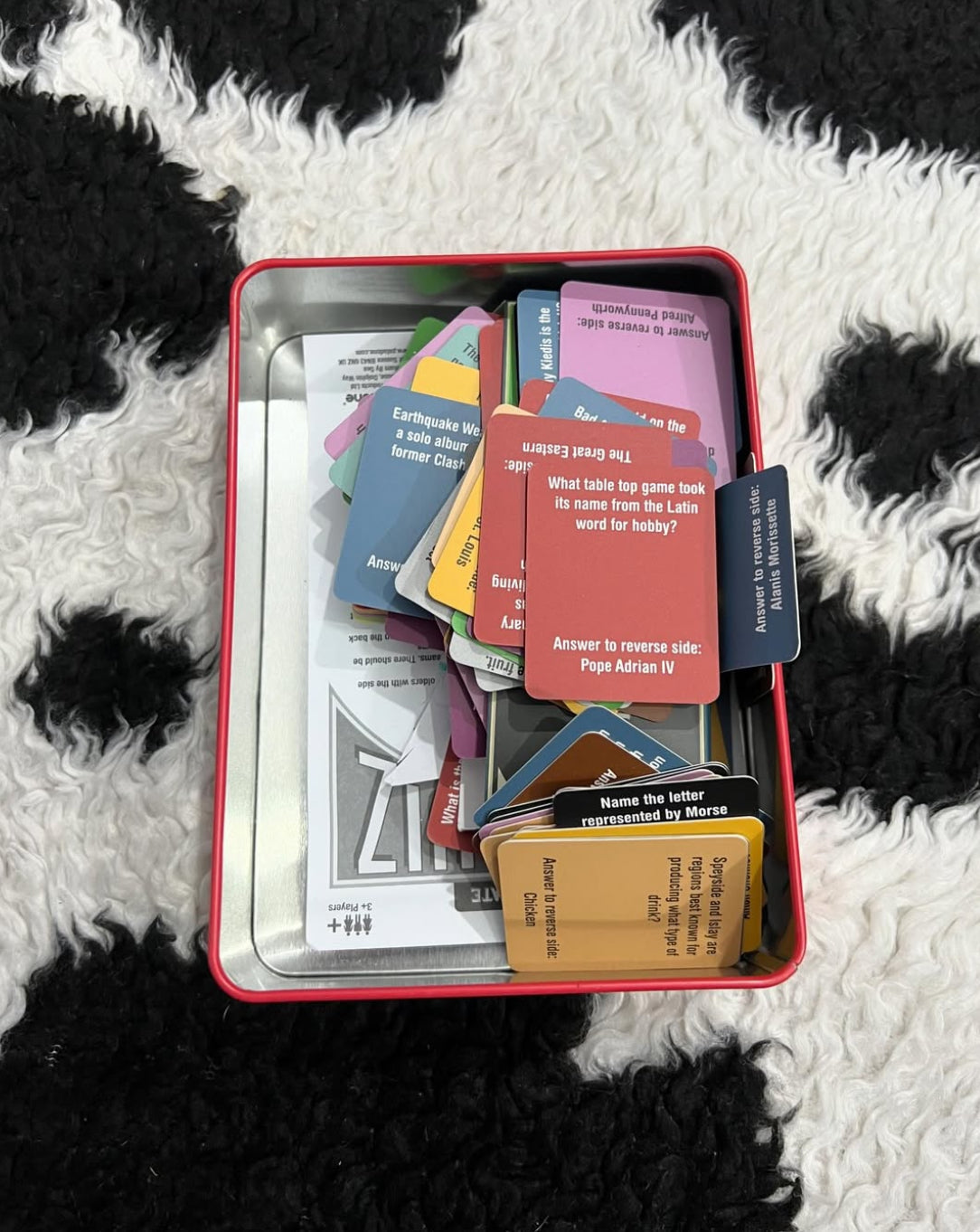 Pub Quiz Card Game