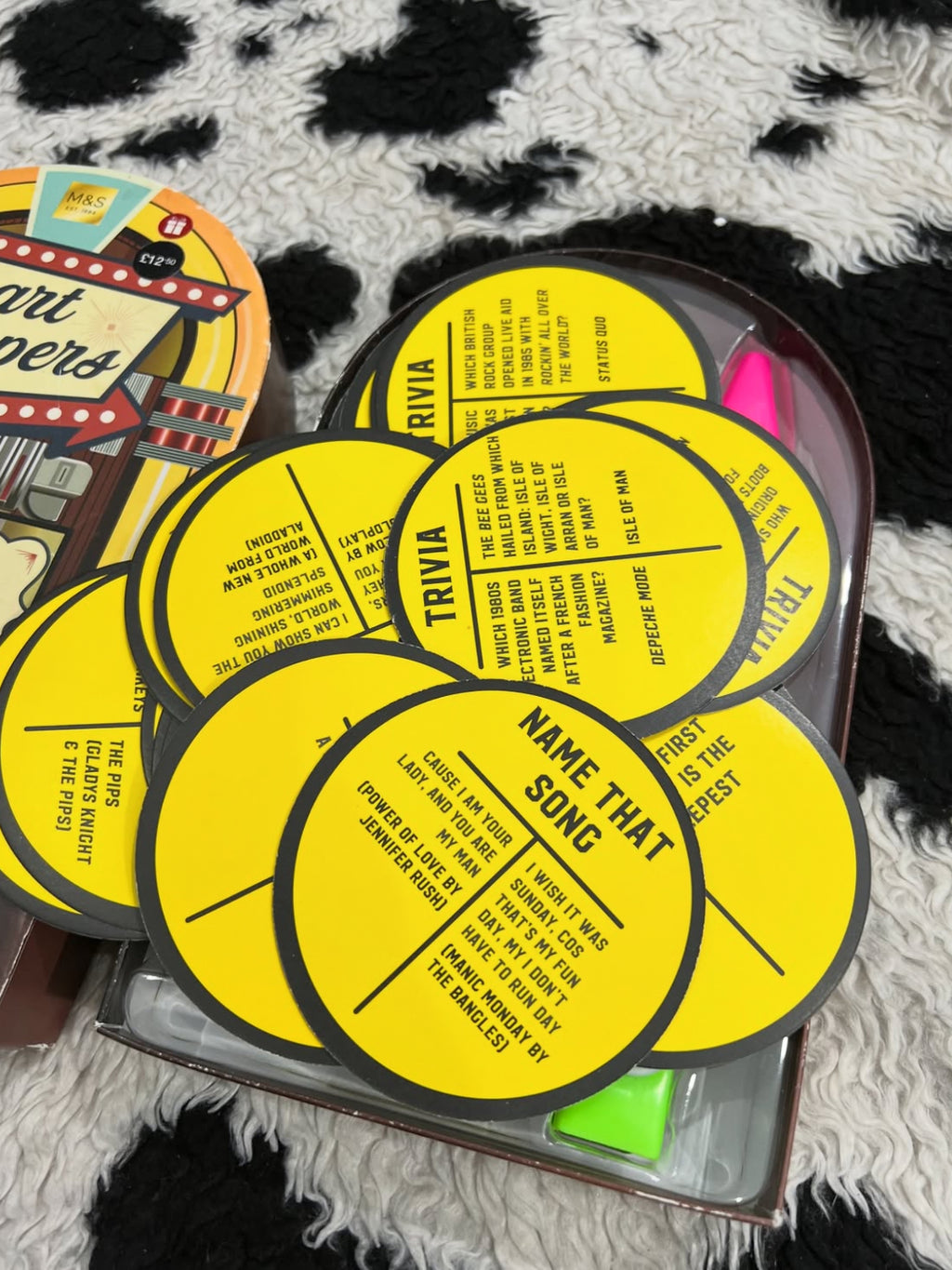 Chart Toppers Music Card Game