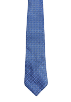 Blue Floral Embroidered Tie