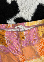 Pink & Orange Paisley Patchwork Bellbottoms (Small)