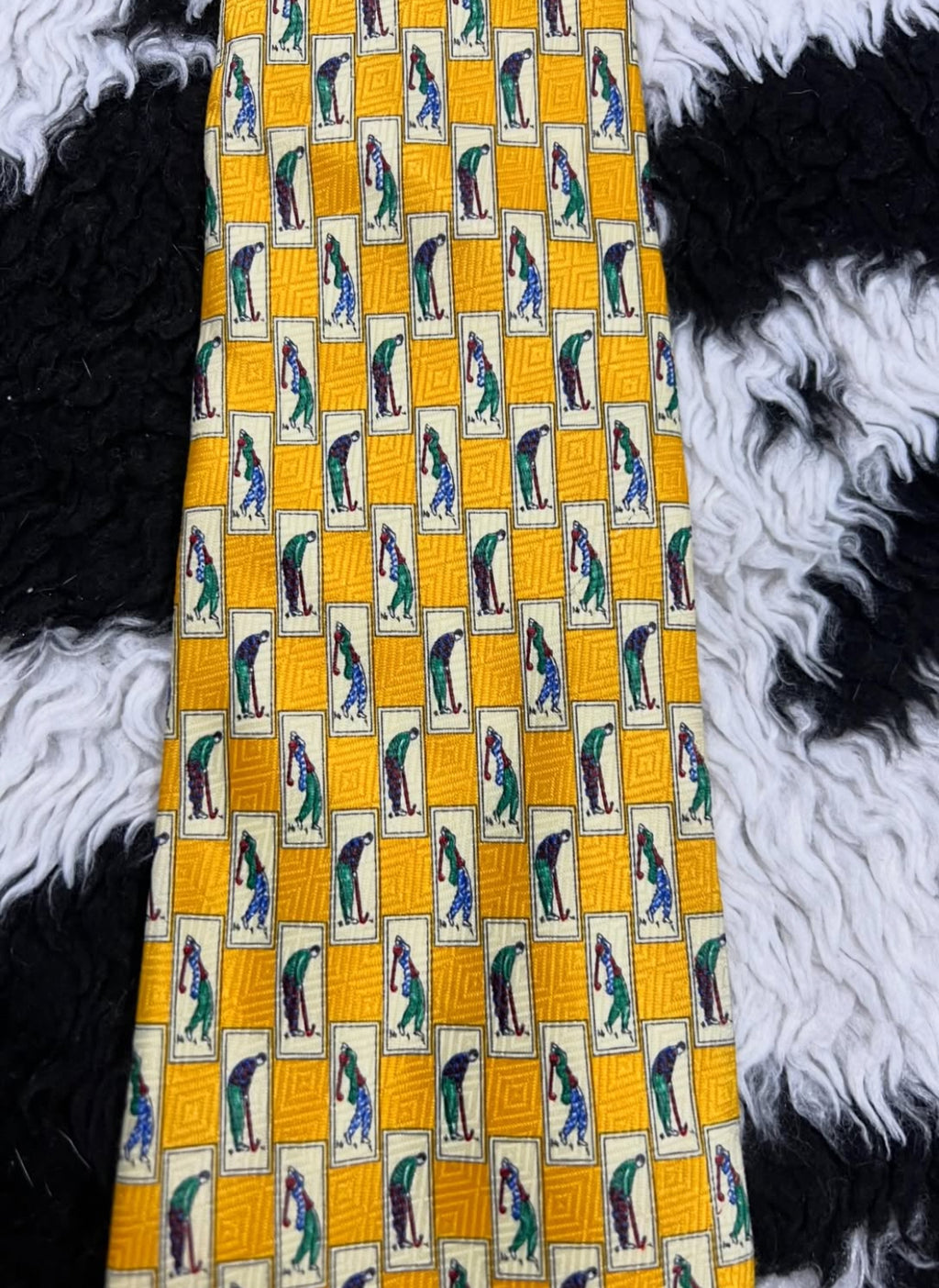 Yellow Golfers Tie