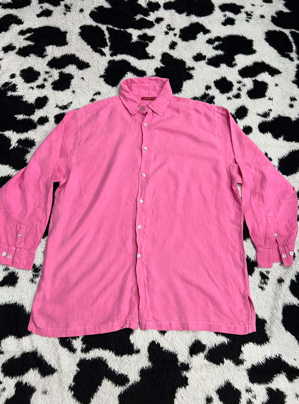 Vibrant Pink Buttonup