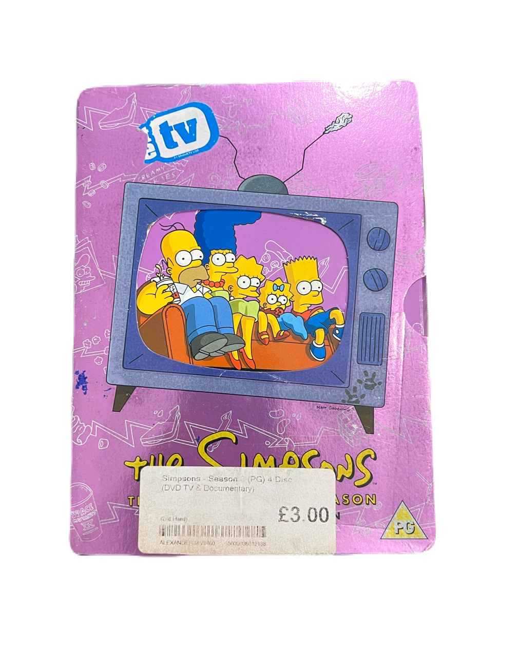 The Simpsons Complete Third Season DVD Set
