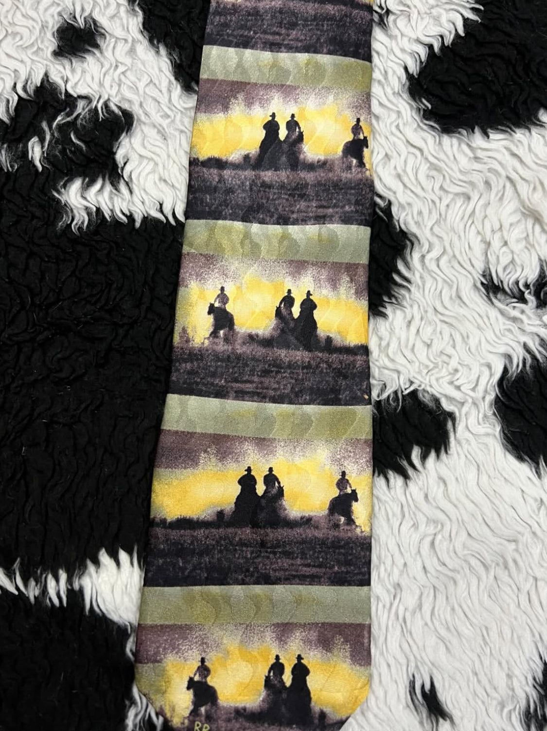 California Gold Cowboys Tie