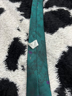 Planes & Parachute Narrow Embroidered Tie
