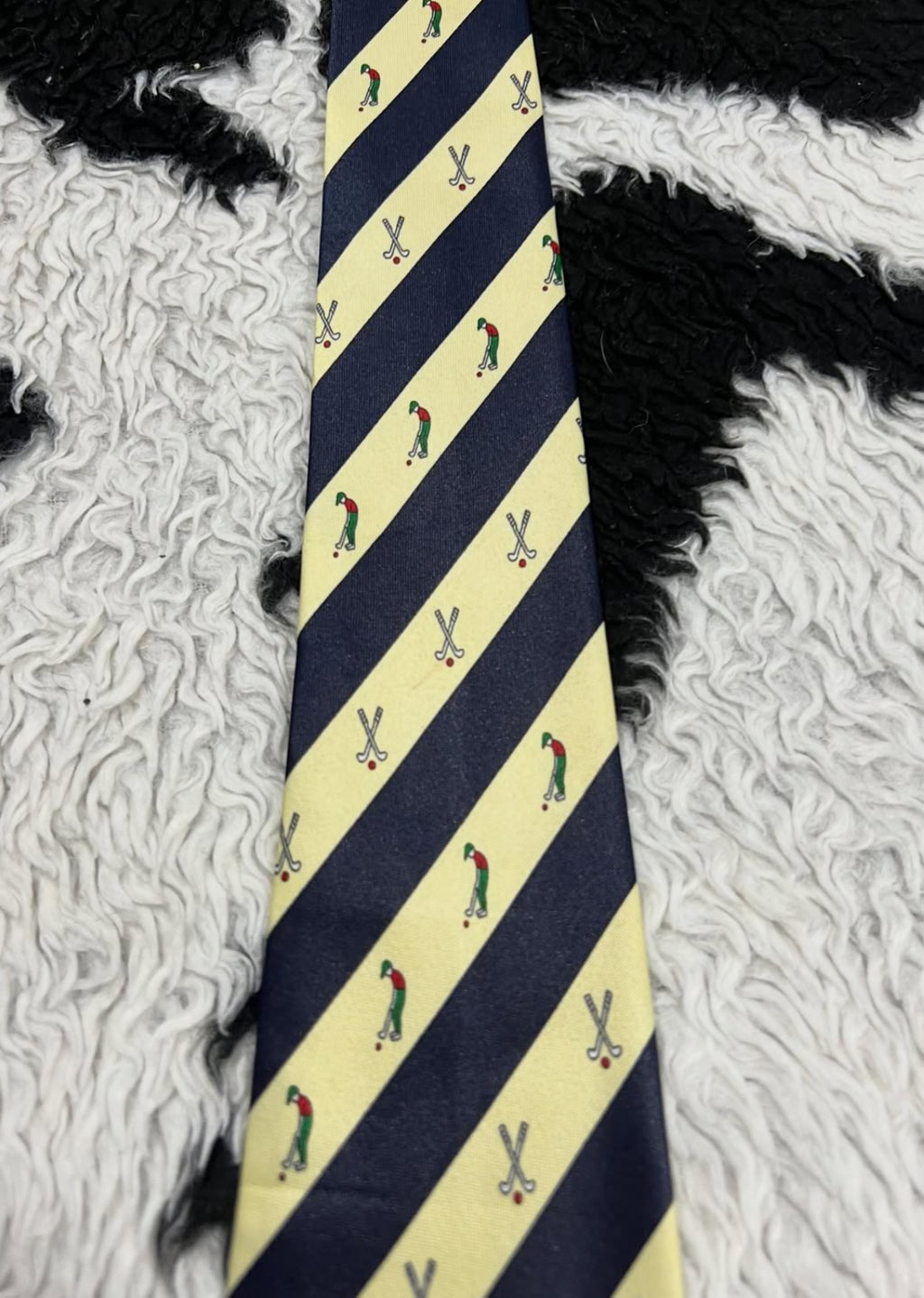 Striped Golf Tie