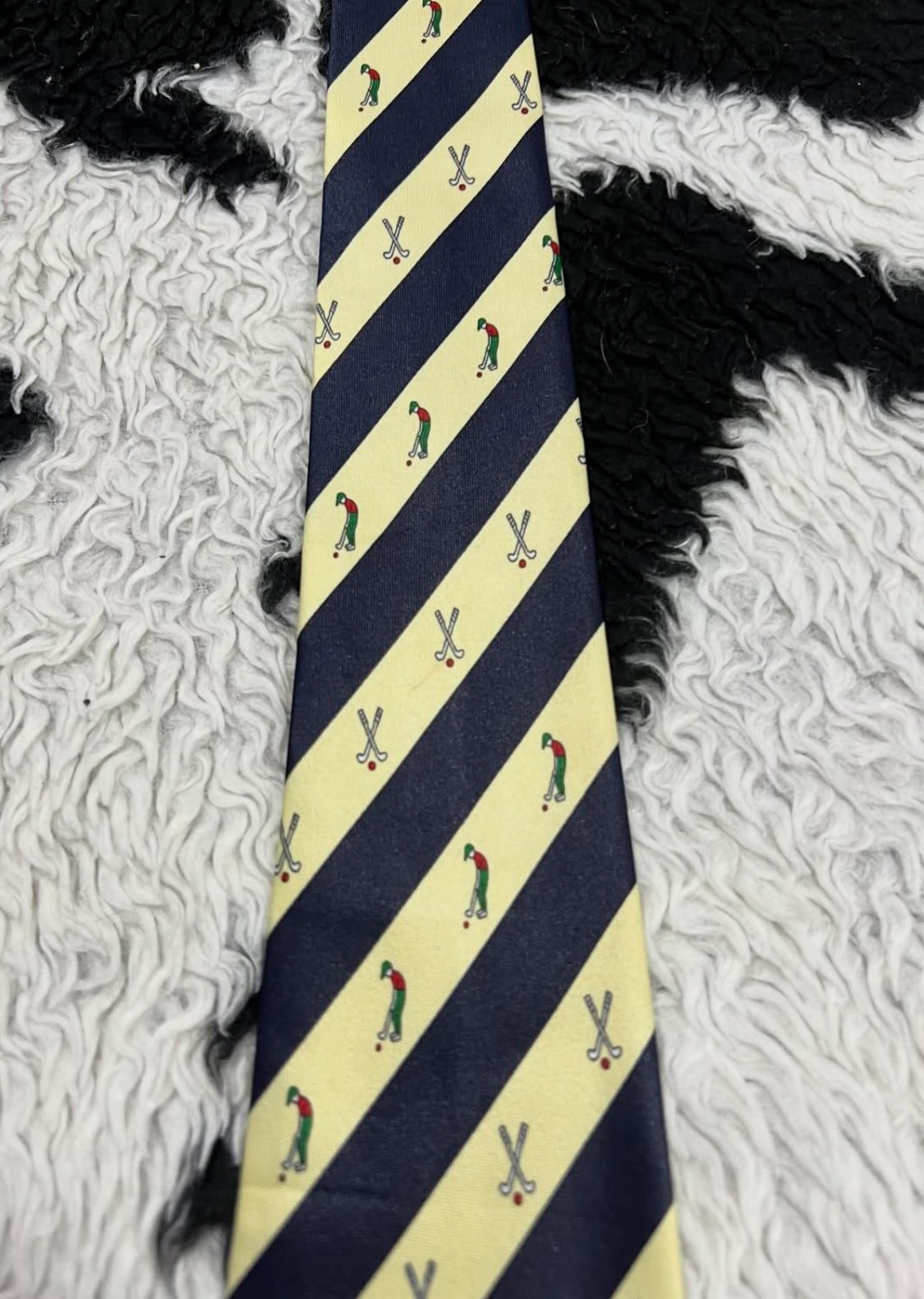 Striped Golf Tie