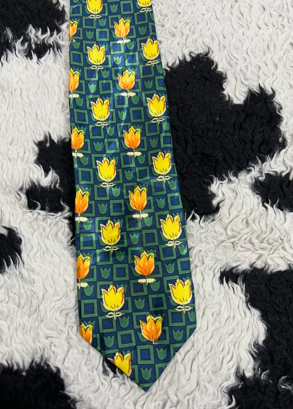 Greenwoods Tulips Tie