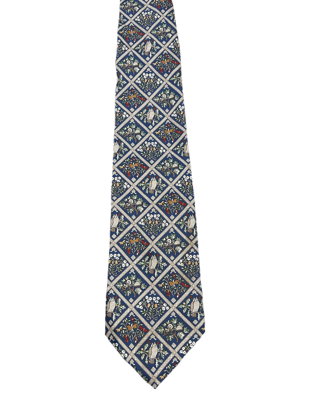 V&A Musuem Owls & Butterflies Tie