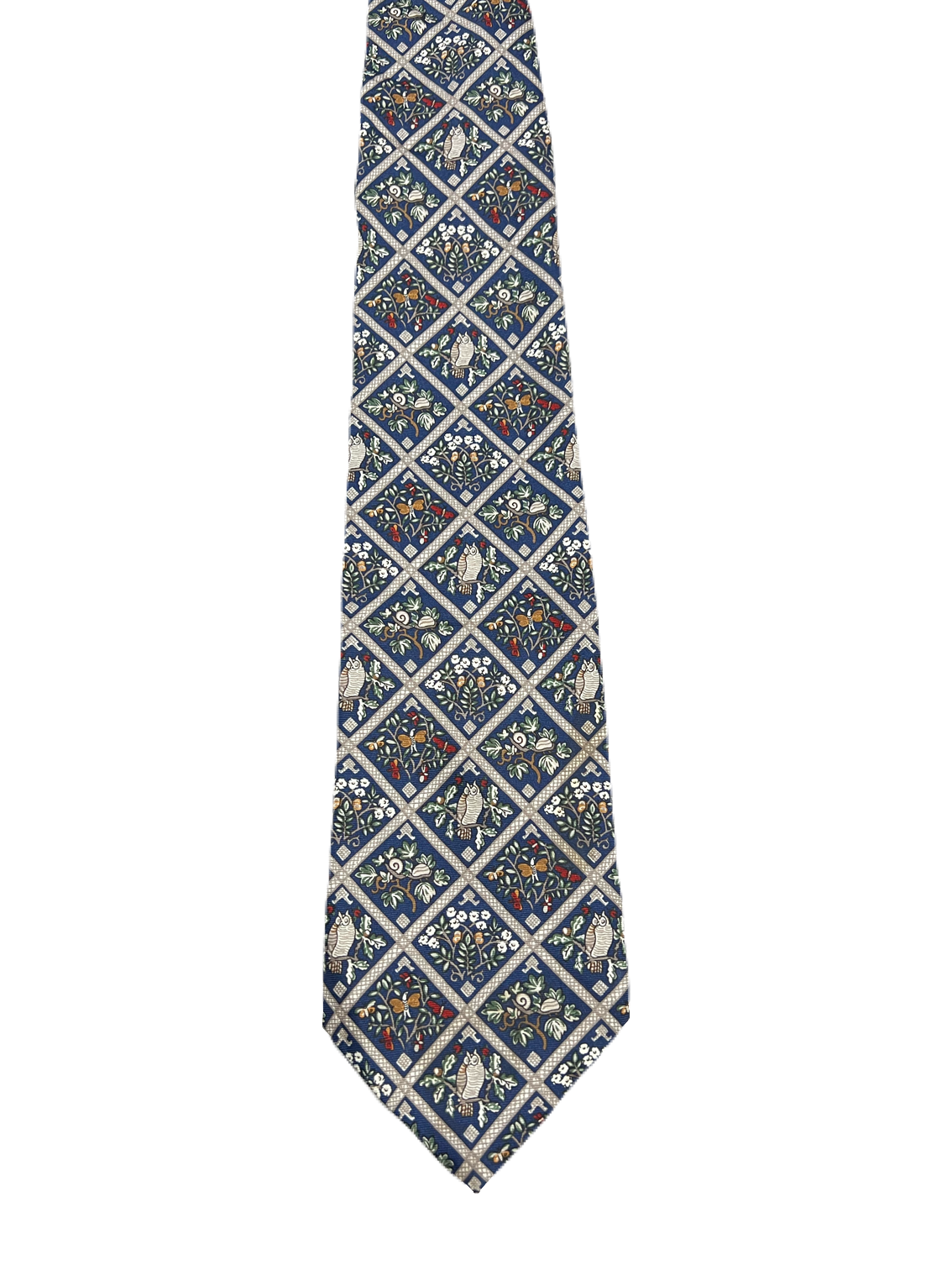 V&A Musuem Owls & Butterflies Tie