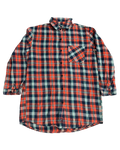 Orange Plaid Buttonup